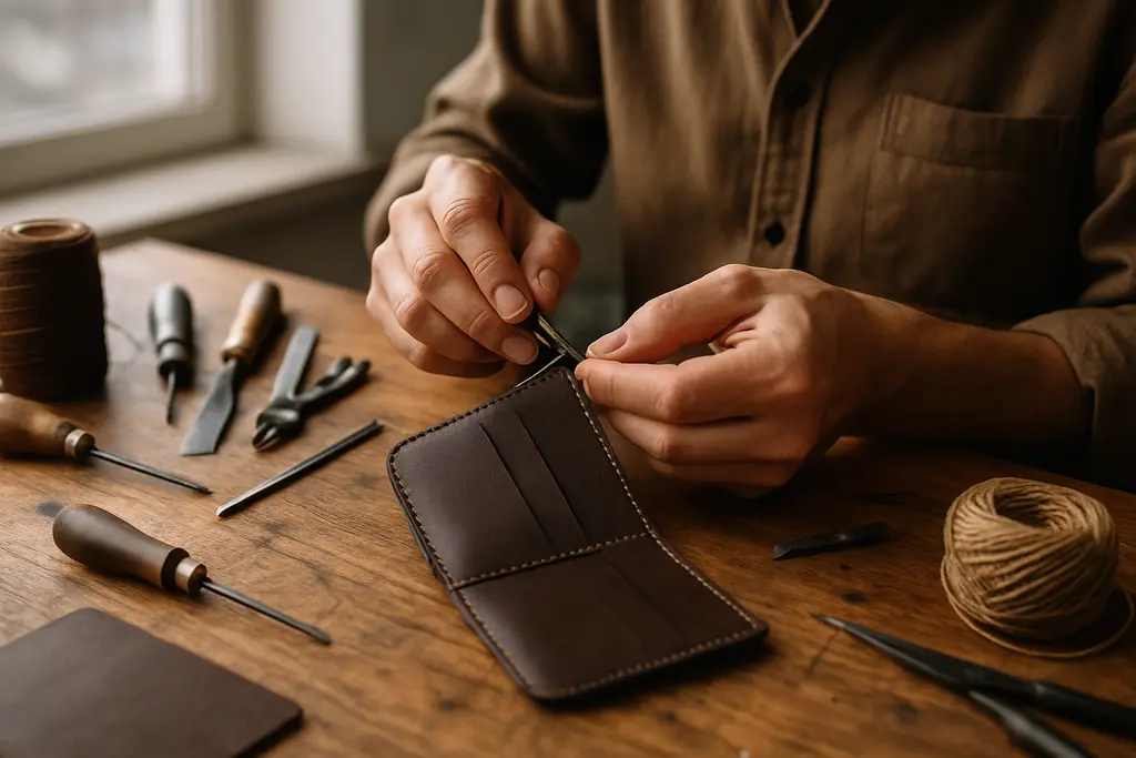 Amazon Handmade policies checklist beside handmade jewelry tools