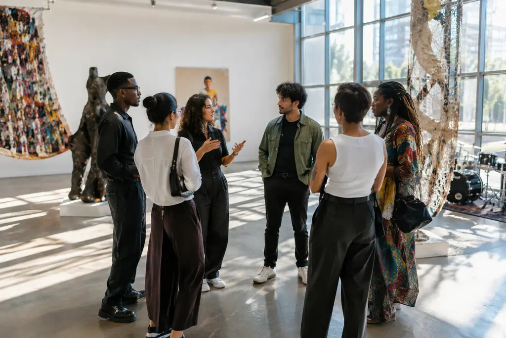 Democracy Sessions Themes suggested by musicians performing among gallery visitors
